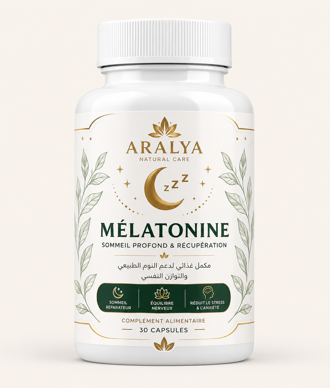 ARALYA Mélatonine – Sommeil Profond & Récupération